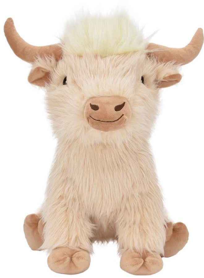 Multipet Highland Cow Plush Dog Toy 2-Pack – Soft Squeaky Farm Animal Toy for Dogs – Assorted Colors (14") - Image 4